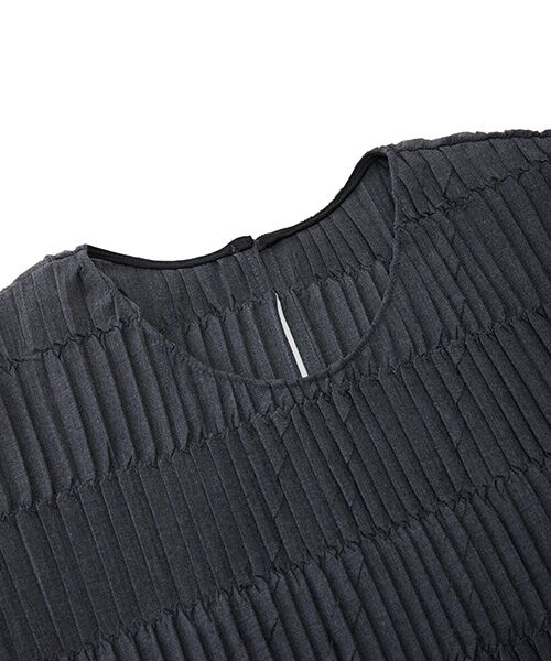 JNBY / ジェーエヌビーワイ ミニ丈・ひざ丈ワンピース | Structured Pleated Dress /  プリーツドレス | 詳細7