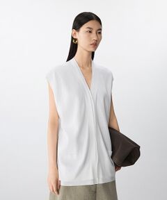 JNBY / ジェーエヌビーワイ ベスト | Layered Knit Vest / レイヤードニットベスト