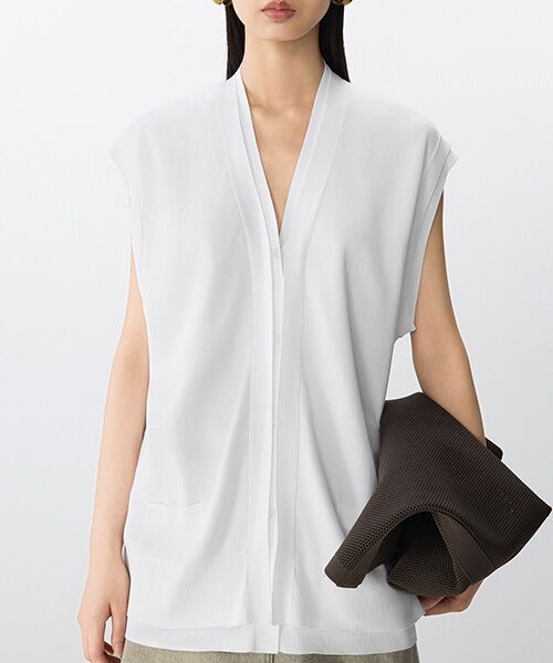 JNBY / ジェーエヌビーワイ ベスト | Layered Knit Vest / レイヤードニットベスト | 詳細1