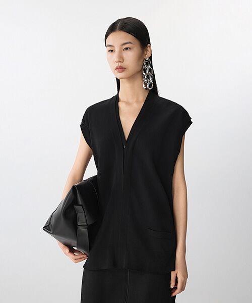 JNBY / ジェーエヌビーワイ ベスト | Layered Knit Vest / レイヤードニットベスト | 詳細10