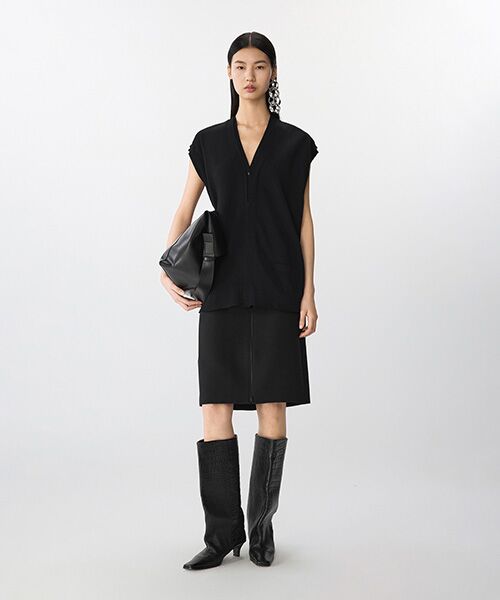 JNBY / ジェーエヌビーワイ ベスト | Layered Knit Vest / レイヤードニットベスト | 詳細13