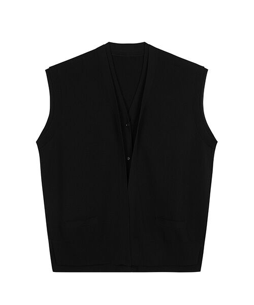 JNBY / ジェーエヌビーワイ ベスト | Layered Knit Vest / レイヤードニットベスト | 詳細16
