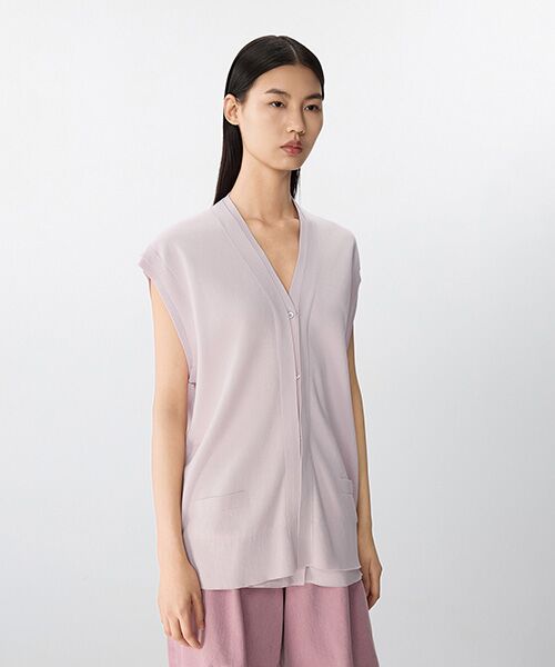 JNBY / ジェーエヌビーワイ ベスト | Layered Knit Vest / レイヤードニットベスト | 詳細22