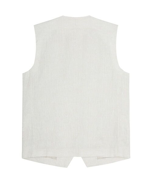 JNBY / ジェーエヌビーワイ ベスト | Minimal Linen Vest / ミニマル リネンベスト | 詳細8