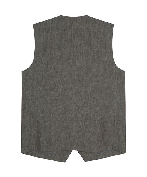 JNBY / ジェーエヌビーワイ ベスト | Minimal Linen Vest / ミニマル リネンベスト | 詳細17