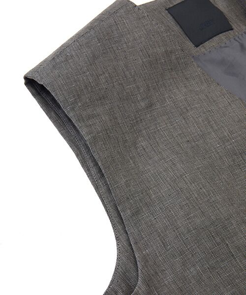 JNBY / ジェーエヌビーワイ ベスト | Minimal Linen Vest / ミニマル リネンベスト | 詳細19