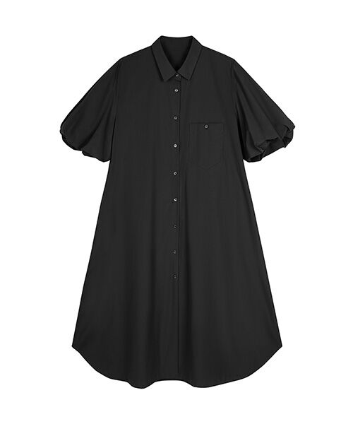 JNBY / ジェーエヌビーワイ ロング・マキシ丈ワンピース | Balloon-sleeve Relaxed Dress / バルーンスリーブ リラックスドレス | 詳細7