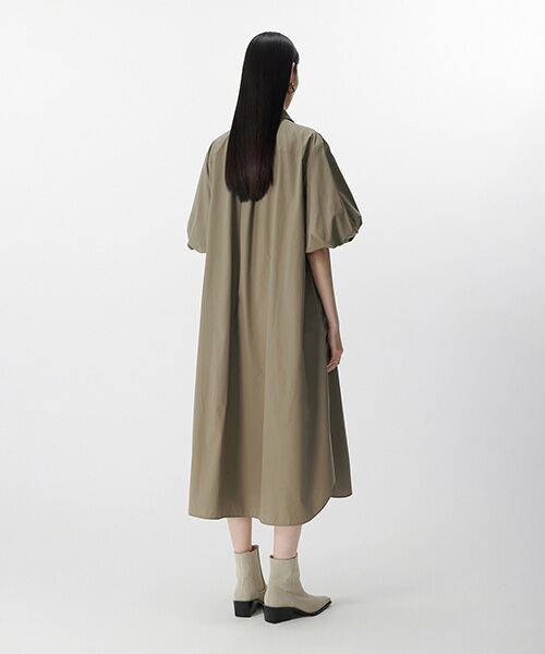 JNBY / ジェーエヌビーワイ ロング・マキシ丈ワンピース | Balloon-sleeve Relaxed Dress / バルーンスリーブ リラックスドレス | 詳細11