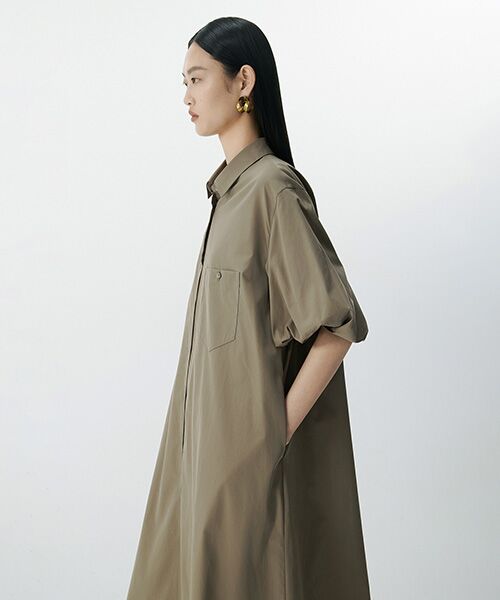 JNBY / ジェーエヌビーワイ ロング・マキシ丈ワンピース | Balloon-sleeve Relaxed Dress / バルーンスリーブ リラックスドレス | 詳細12