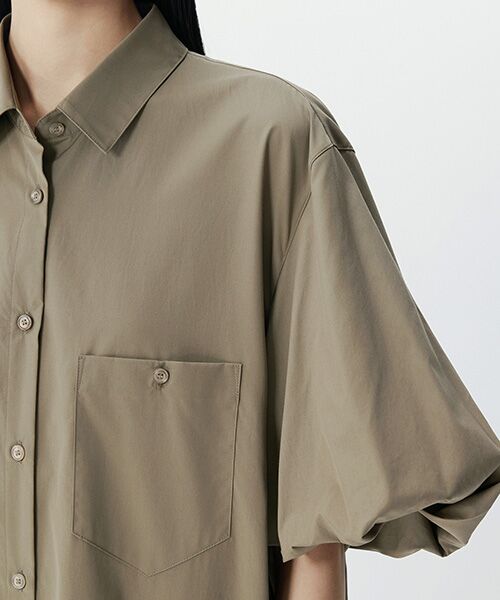 JNBY / ジェーエヌビーワイ ロング・マキシ丈ワンピース | Balloon-sleeve Relaxed Dress / バルーンスリーブ リラックスドレス | 詳細13