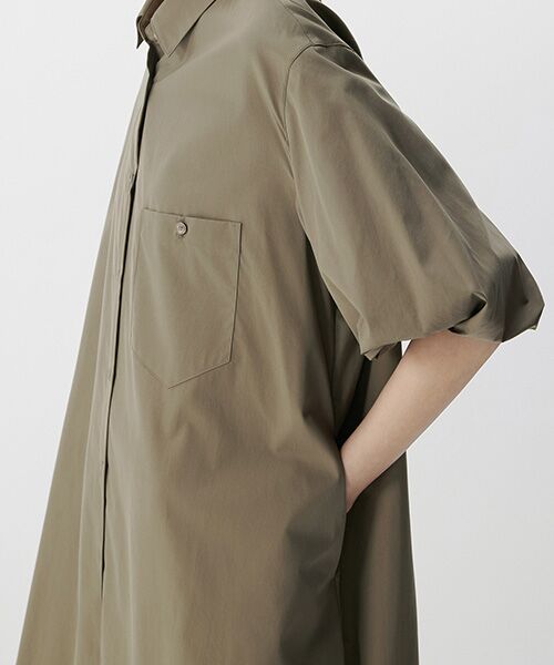 JNBY / ジェーエヌビーワイ ロング・マキシ丈ワンピース | Balloon-sleeve Relaxed Dress / バルーンスリーブ リラックスドレス | 詳細14