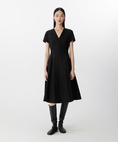 JNBY / ジェーエヌビーワイ ロング・マキシ丈ワンピース | Sculpted Grace V-Neck Dress / Vネックドレス