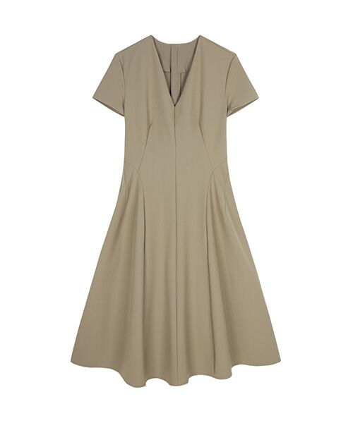 JNBY / ジェーエヌビーワイ ロング・マキシ丈ワンピース | Sculpted Grace V-Neck Dress / Vネックドレス | 詳細17