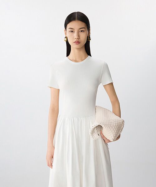 JNBY / ジェーエヌビーワイ ロング・マキシ丈ワンピース | Textured Harmony Long Dress / テクスチャード ハーモニーロングドレス | 詳細3