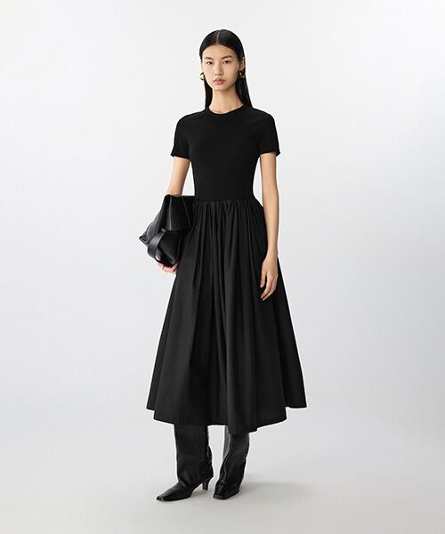 JNBY / ジェーエヌビーワイ ロング・マキシ丈ワンピース | Textured Harmony Long Dress / テクスチャード ハーモニーロングドレス | 詳細10