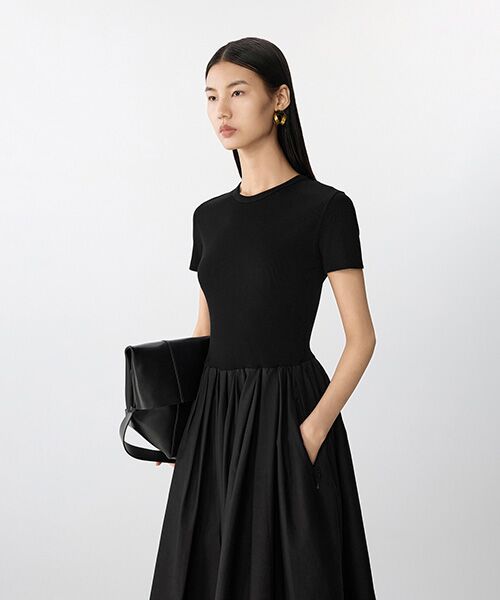 JNBY / ジェーエヌビーワイ ロング・マキシ丈ワンピース | Textured Harmony Long Dress / テクスチャード ハーモニーロングドレス | 詳細13