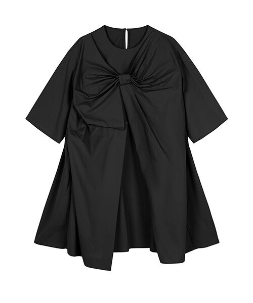 JNBY / ジェーエヌビーワイ ミニ丈・ひざ丈ワンピース | Breeze Tie Asym Dress / リボンワンピースドレス | 詳細7