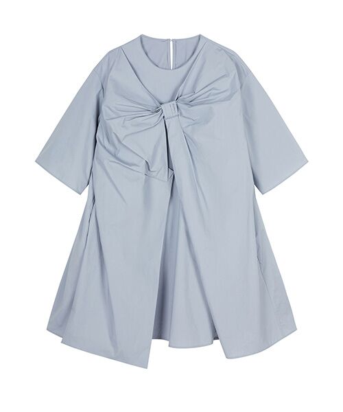 JNBY / ジェーエヌビーワイ ミニ丈・ひざ丈ワンピース | Breeze Tie Asym Dress / リボンワンピースドレス | 詳細25