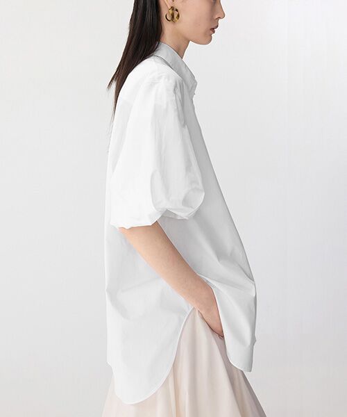 JNBY / ジェーエヌビーワイ シャツ・ブラウス | Airy Ballon-sleeve Shirt / バルーンスリーブシャツ | 詳細2