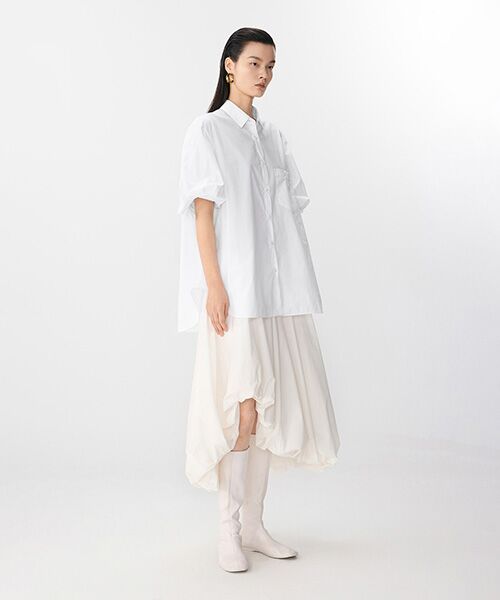 JNBY / ジェーエヌビーワイ シャツ・ブラウス | Airy Ballon-sleeve Shirt / バルーンスリーブシャツ | 詳細5
