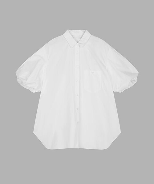 JNBY / ジェーエヌビーワイ シャツ・ブラウス | Airy Ballon-sleeve Shirt / バルーンスリーブシャツ | 詳細7
