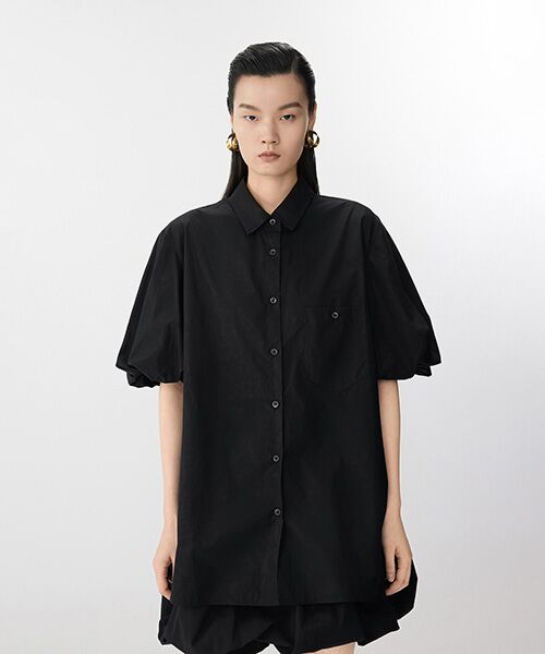 JNBY / ジェーエヌビーワイ シャツ・ブラウス | Airy Ballon-sleeve Shirt / バルーンスリーブシャツ | 詳細10