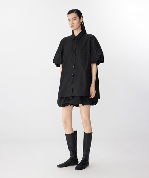 JNBY / ジェーエヌビーワイ シャツ・ブラウス | Airy Ballon-sleeve Shirt / バルーンスリーブシャツ | 詳細14