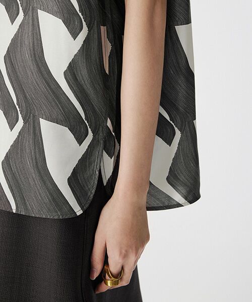 JNBY / ジェーエヌビーワイ シャツ・ブラウス | Soft Geometry Shirt / ソフト ジオメトリーシャツ | 詳細3