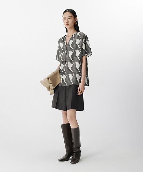 JNBY / ジェーエヌビーワイ シャツ・ブラウス | Soft Geometry Shirt / ソフト ジオメトリーシャツ | 詳細5