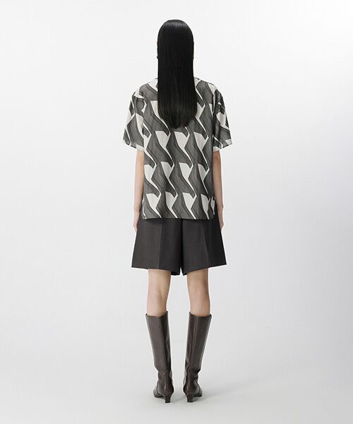 JNBY / ジェーエヌビーワイ シャツ・ブラウス | Soft Geometry Shirt / ソフト ジオメトリーシャツ | 詳細6