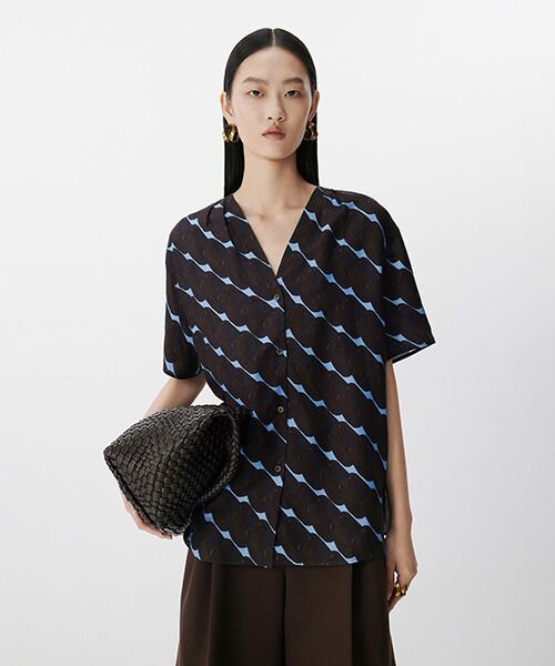 JNBY / ジェーエヌビーワイ シャツ・ブラウス | Soft Geometry Shirt / ソフト ジオメトリーシャツ | 詳細10