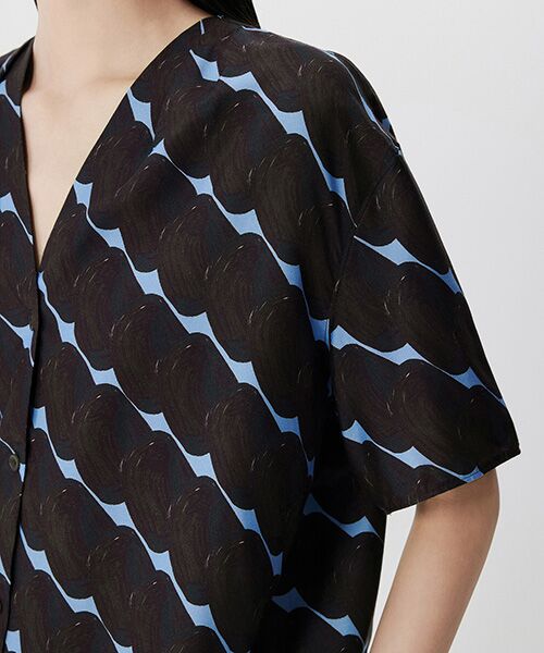 JNBY / ジェーエヌビーワイ シャツ・ブラウス | Soft Geometry Shirt / ソフト ジオメトリーシャツ | 詳細11