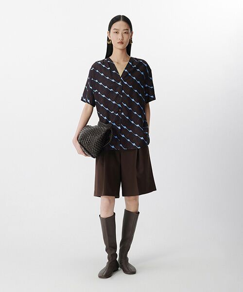 JNBY / ジェーエヌビーワイ シャツ・ブラウス | Soft Geometry Shirt / ソフト ジオメトリーシャツ | 詳細13