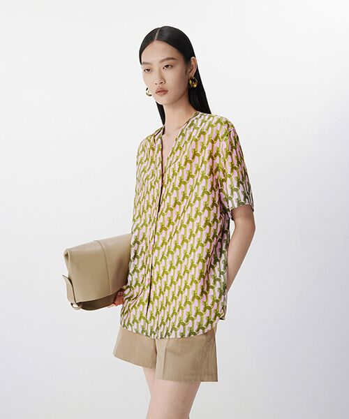 JNBY / ジェーエヌビーワイ シャツ・ブラウス | Soft Geometry Shirt / ソフト ジオメトリーシャツ | 詳細22