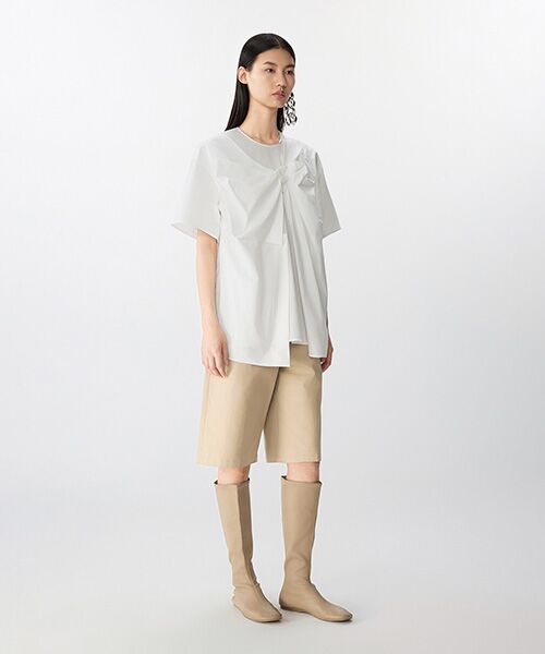 JNBY / ジェーエヌビーワイ シャツ・ブラウス | Breeze Tie Asym Shirt / リボンシャツブラウス | 詳細5