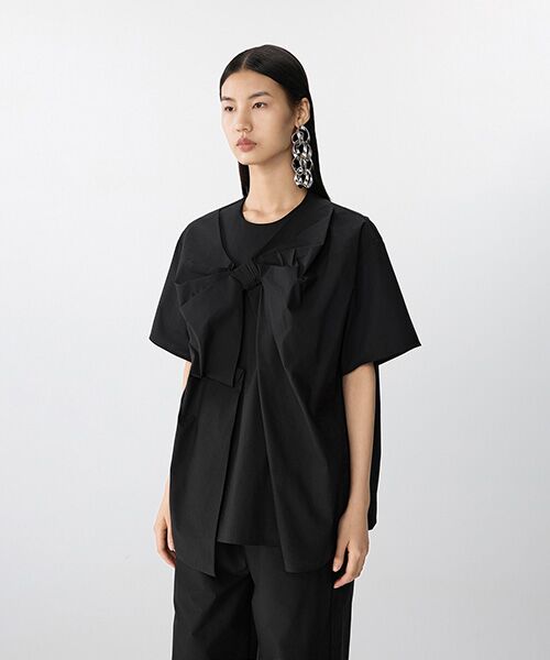 JNBY / ジェーエヌビーワイ シャツ・ブラウス | Breeze Tie Asym Shirt / リボンシャツブラウス | 詳細10