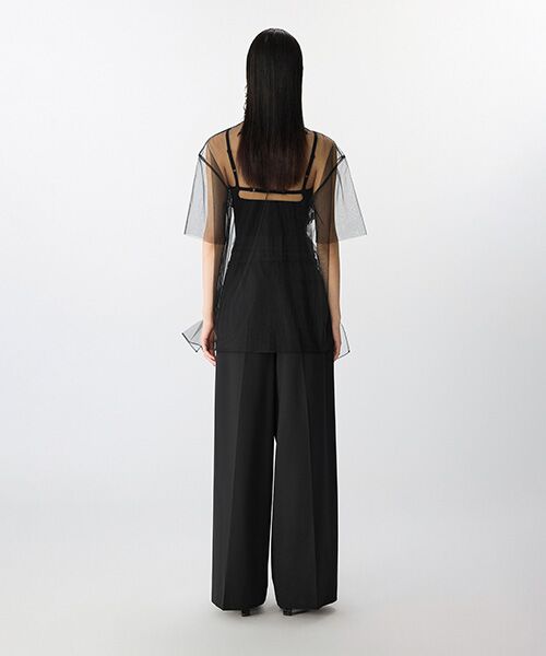 JNBY / ジェーエヌビーワイ シャツ・ブラウス | Airy Ribbon Mesh Top / リボンメッシュトップス | 詳細6