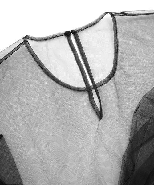 JNBY / ジェーエヌビーワイ シャツ・ブラウス | Airy Ribbon Mesh Top / リボンメッシュトップス | 詳細9