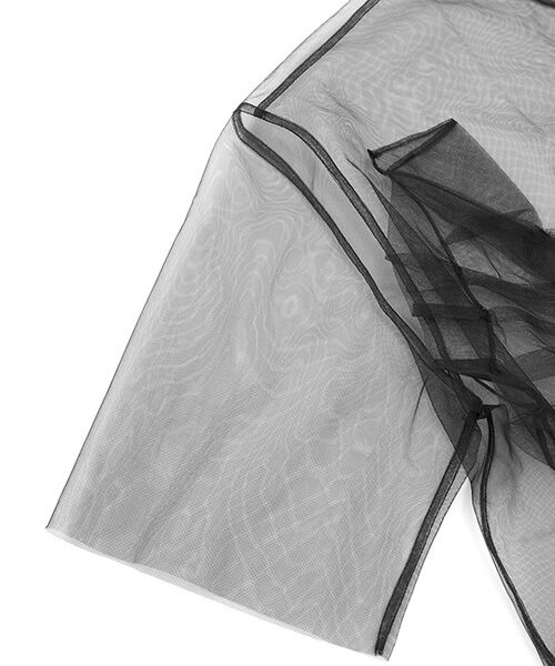 JNBY / ジェーエヌビーワイ シャツ・ブラウス | Airy Ribbon Mesh Top / リボンメッシュトップス | 詳細10