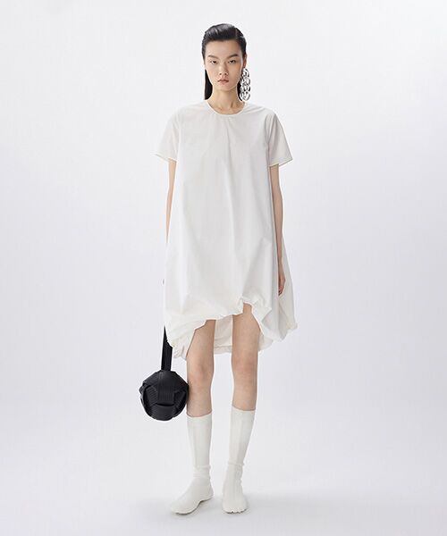 ワンピース Balloon Mini DressGray balloon mini dress（ミニワンピース） | CODE A（コードエー