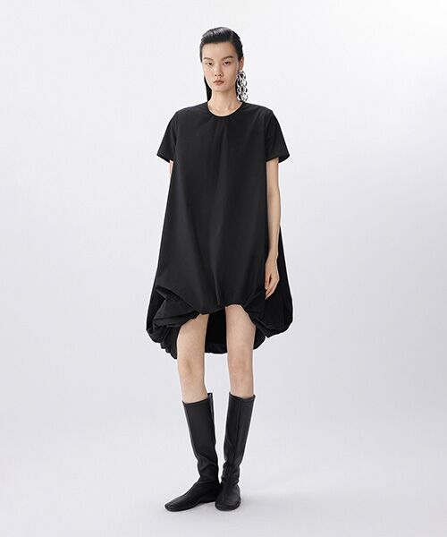 セール】 Asymmetric Balloon Dress / バルーンドレス （ミニ丈