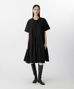 JNBY / ジェーエヌビーワイ ミニ丈・ひざ丈ワンピース | Breezy Gathered Dress / ギャザードレスワンピース