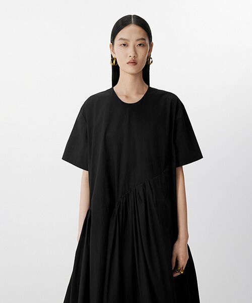 JNBY / ジェーエヌビーワイ ミニ丈・ひざ丈ワンピース | Breezy Gathered Dress / ギャザードレスワンピース | 詳細3