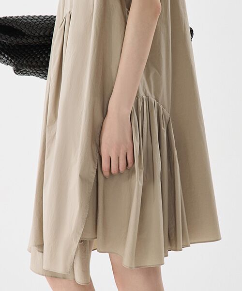 JNBY / ジェーエヌビーワイ ミニ丈・ひざ丈ワンピース | Breezy Gathered Dress / ギャザードレスワンピース | 詳細14