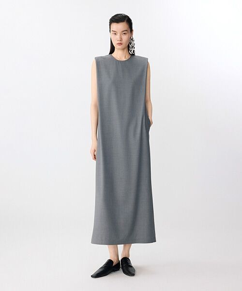 JNBY / ジェーエヌビーワイ ロング・マキシ丈ワンピース | Retro Line Dress / レトロラインドレス | 詳細1