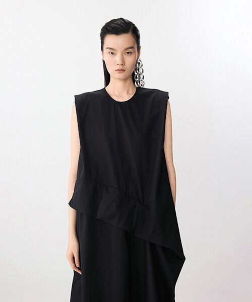 JNBY / ジェーエヌビーワイ ミニ丈・ひざ丈ワンピース | Silhouette Whisper Dress / ドレス | 詳細3