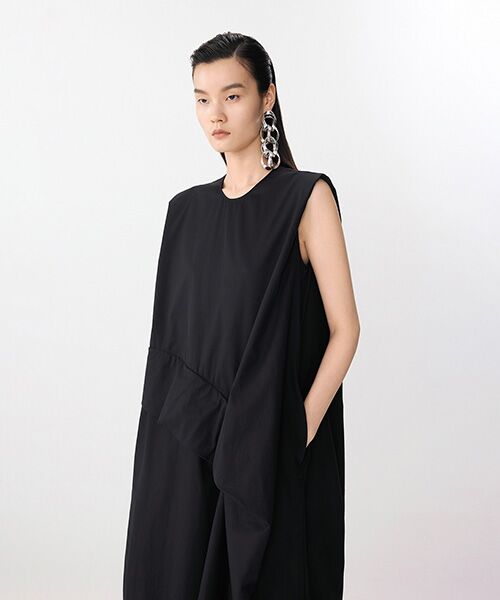 JNBY / ジェーエヌビーワイ ミニ丈・ひざ丈ワンピース | Silhouette Whisper Dress / ドレス | 詳細4