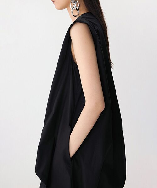 JNBY / ジェーエヌビーワイ ミニ丈・ひざ丈ワンピース | Silhouette Whisper Dress / ドレス | 詳細5