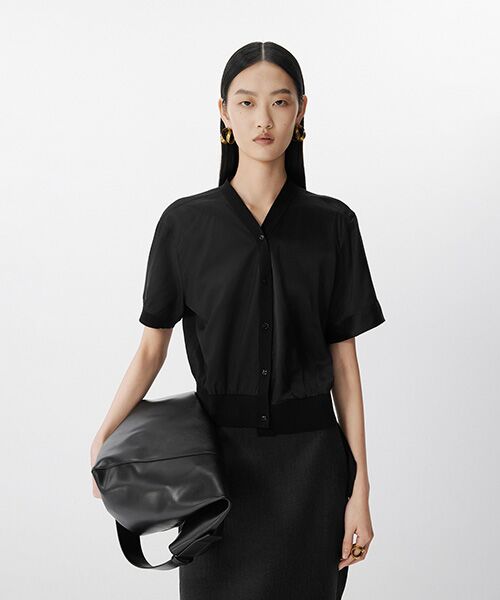 JNBY / ジェーエヌビーワイ シャツ・ブラウス | Dual Texture Elegance Cardigan / エレガンスカーディガン | 詳細1