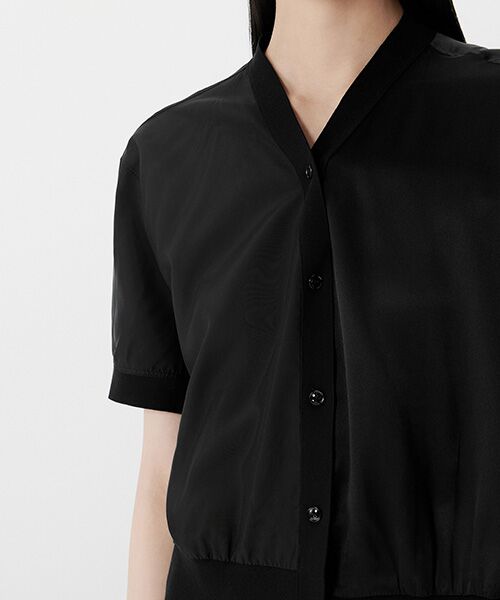 JNBY / ジェーエヌビーワイ シャツ・ブラウス | Dual Texture Elegance Cardigan / エレガンスカーディガン | 詳細2